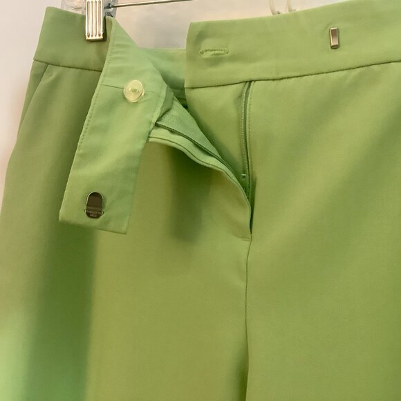 Green Dress Pants Worthington Slim Ankle Sz 8 - Picture 6 of 11